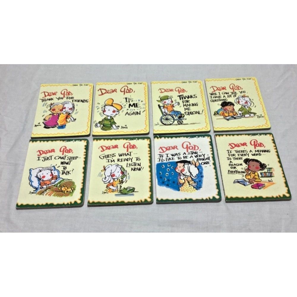 Dear God Children's Book Lot of 8 Religious Hard Board